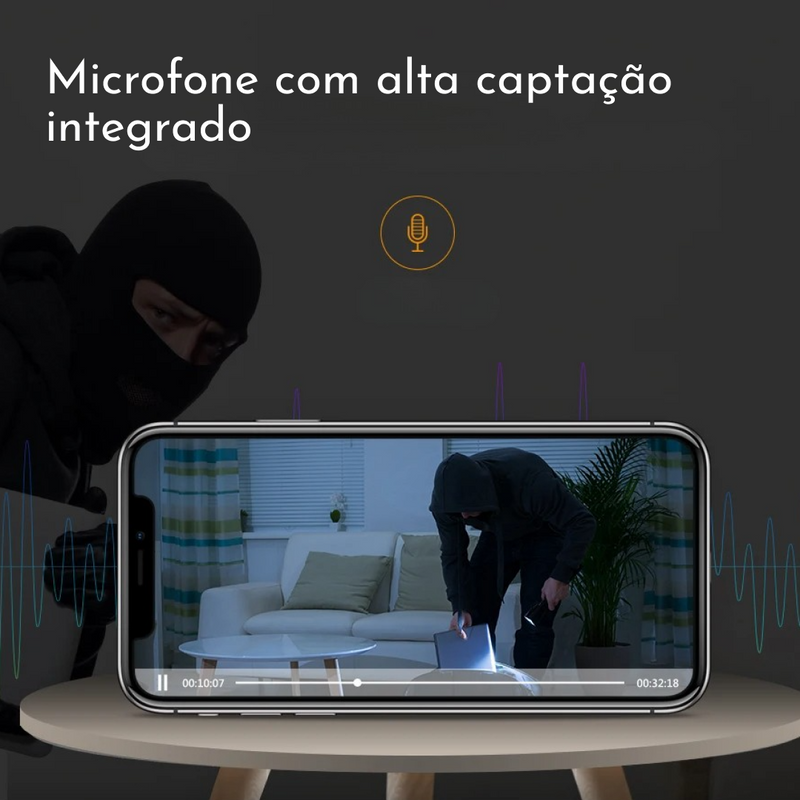 Câmera de Segurança Inteligente Smart 1080P